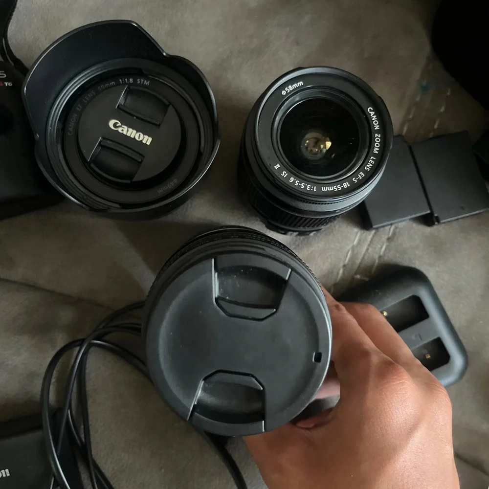 Canon Rebel t6 bundle